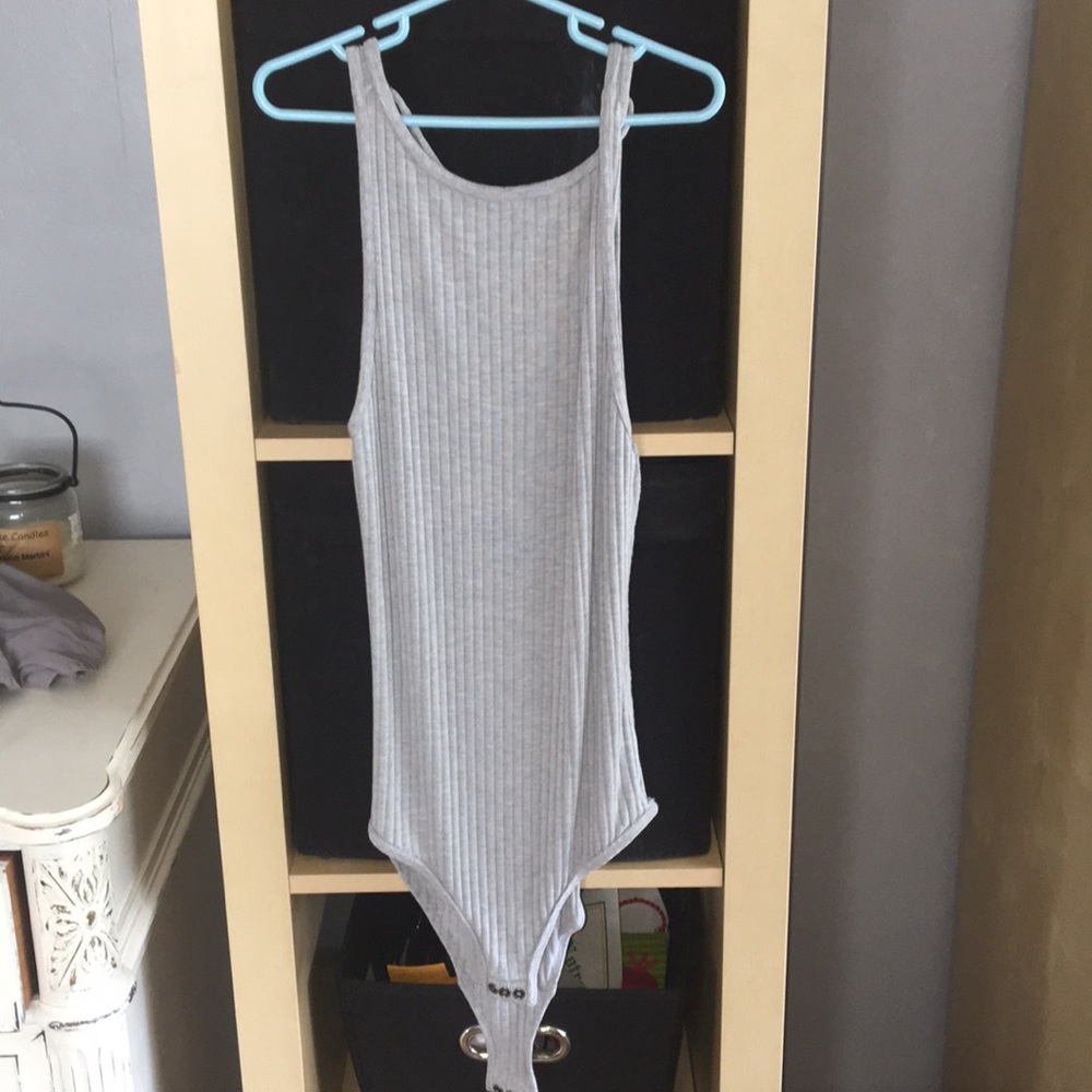 Grey bodysuit